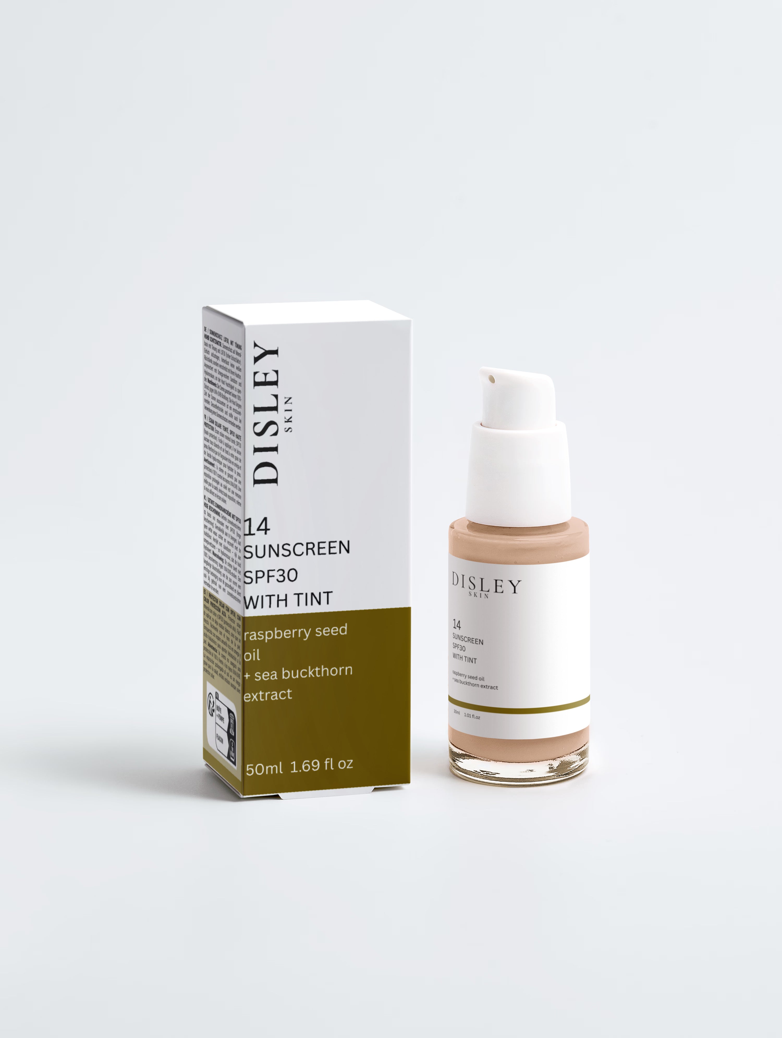 Sunscreen SPF30, with tint